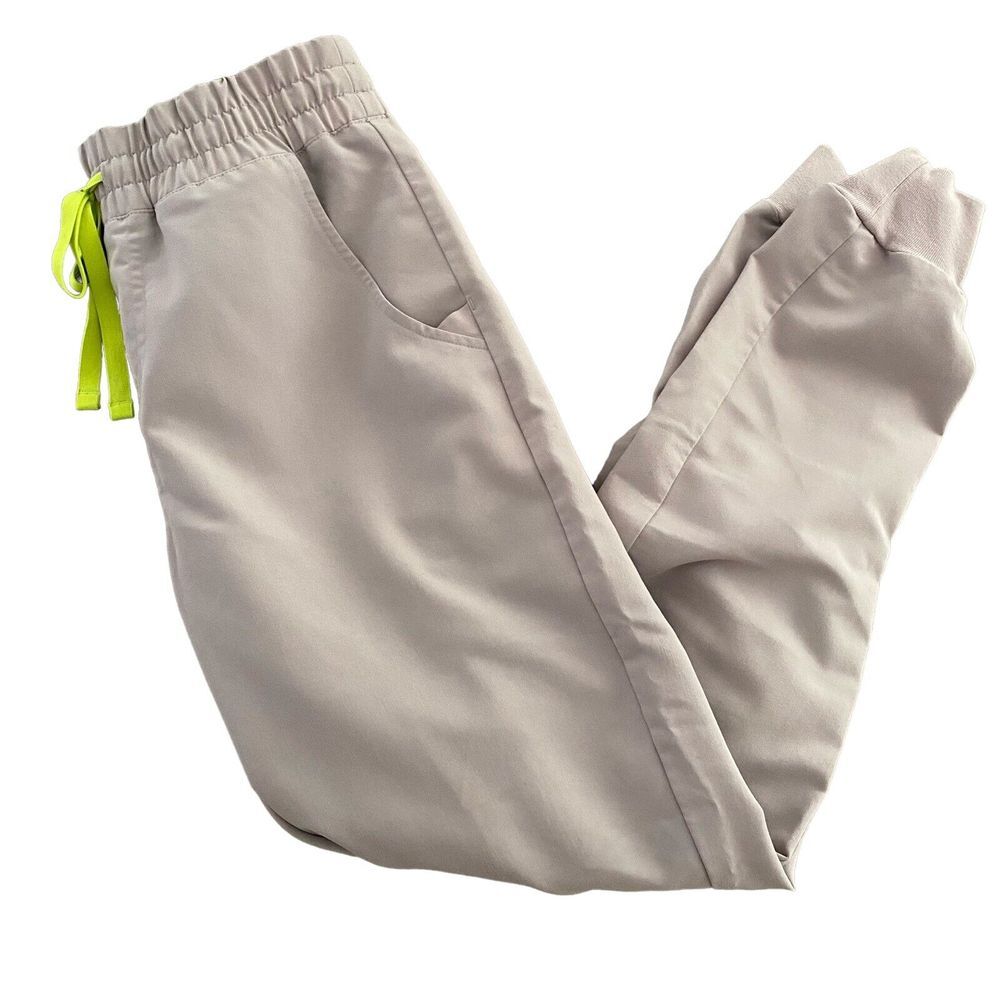 Figs High Waist Zamora Jogger Scrub Pants Slate Grey XS Limited Edition